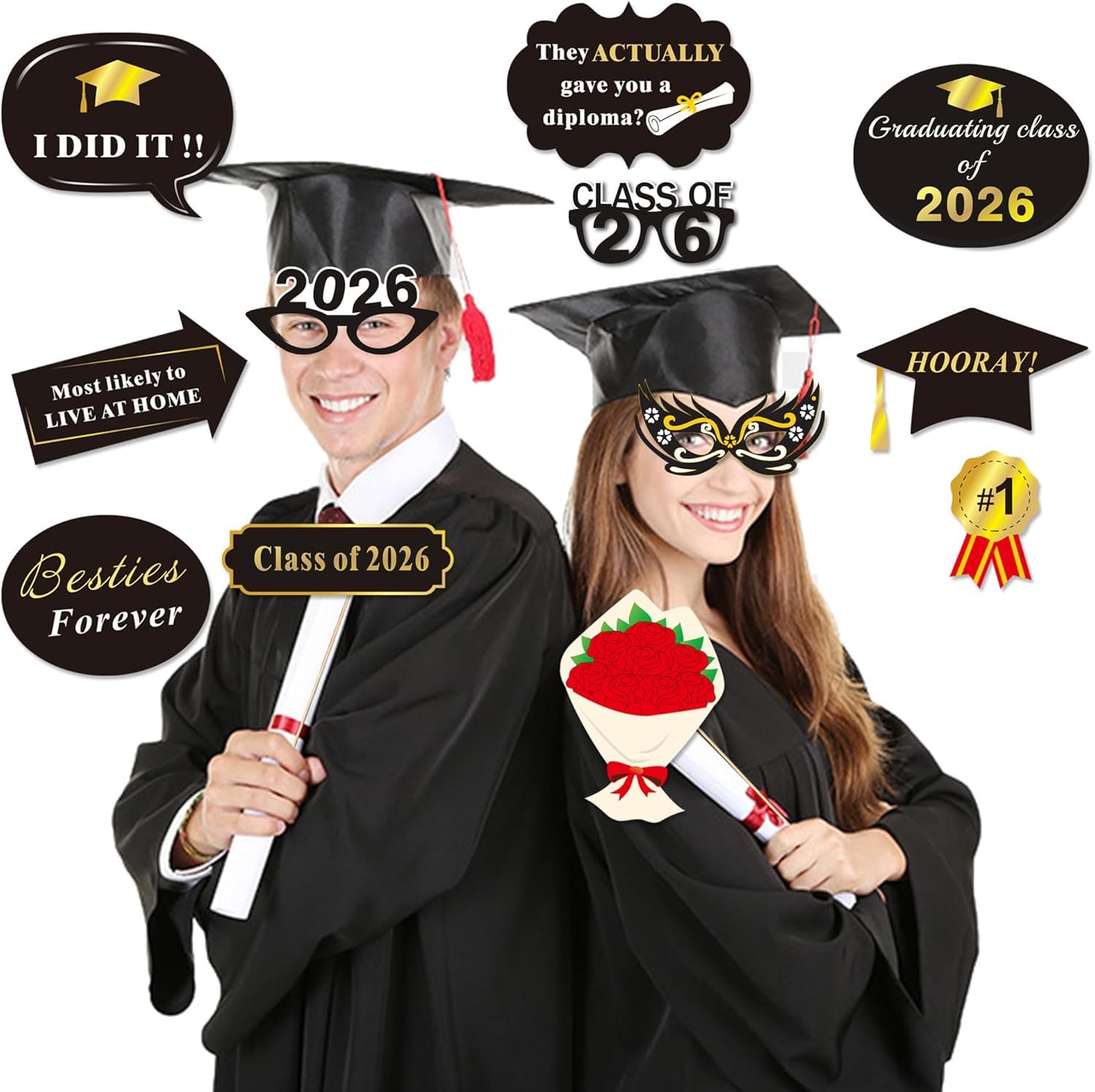 howaf-photo-booth-props-abschluss-50-st-ck-abi-2026 image 7