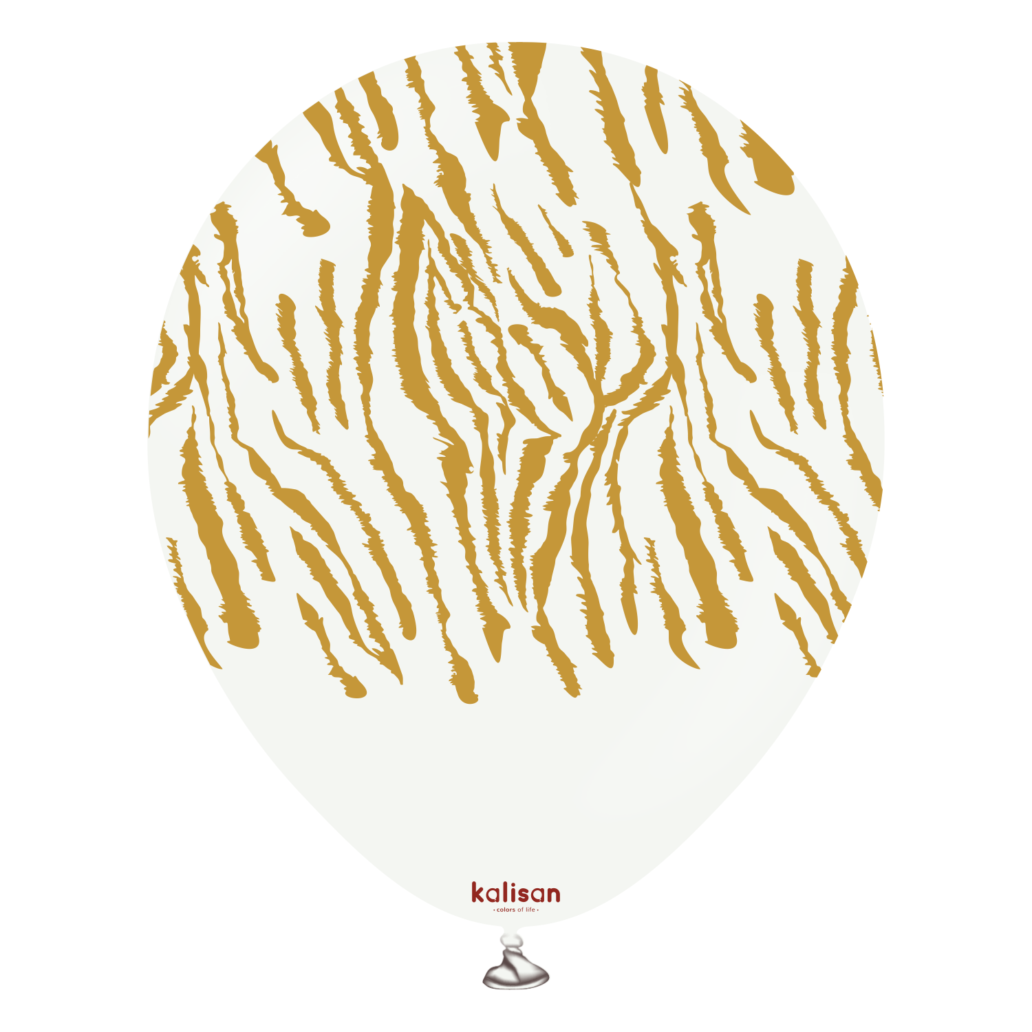 kalisan-safari-theme-safari-tiger-luftballons-25er-gold image 3