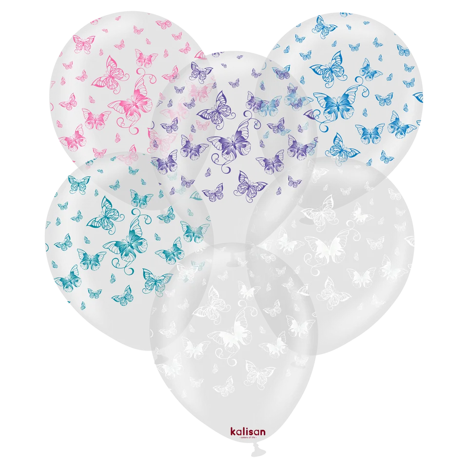 kalisan-animals-butterflies-luftballon-transparent-12-25-st-ck image 1