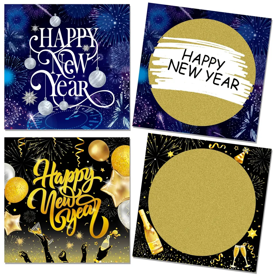 howaf-rubbelkarten-silvester-12-st-ck-happy-new-year-lose image 1