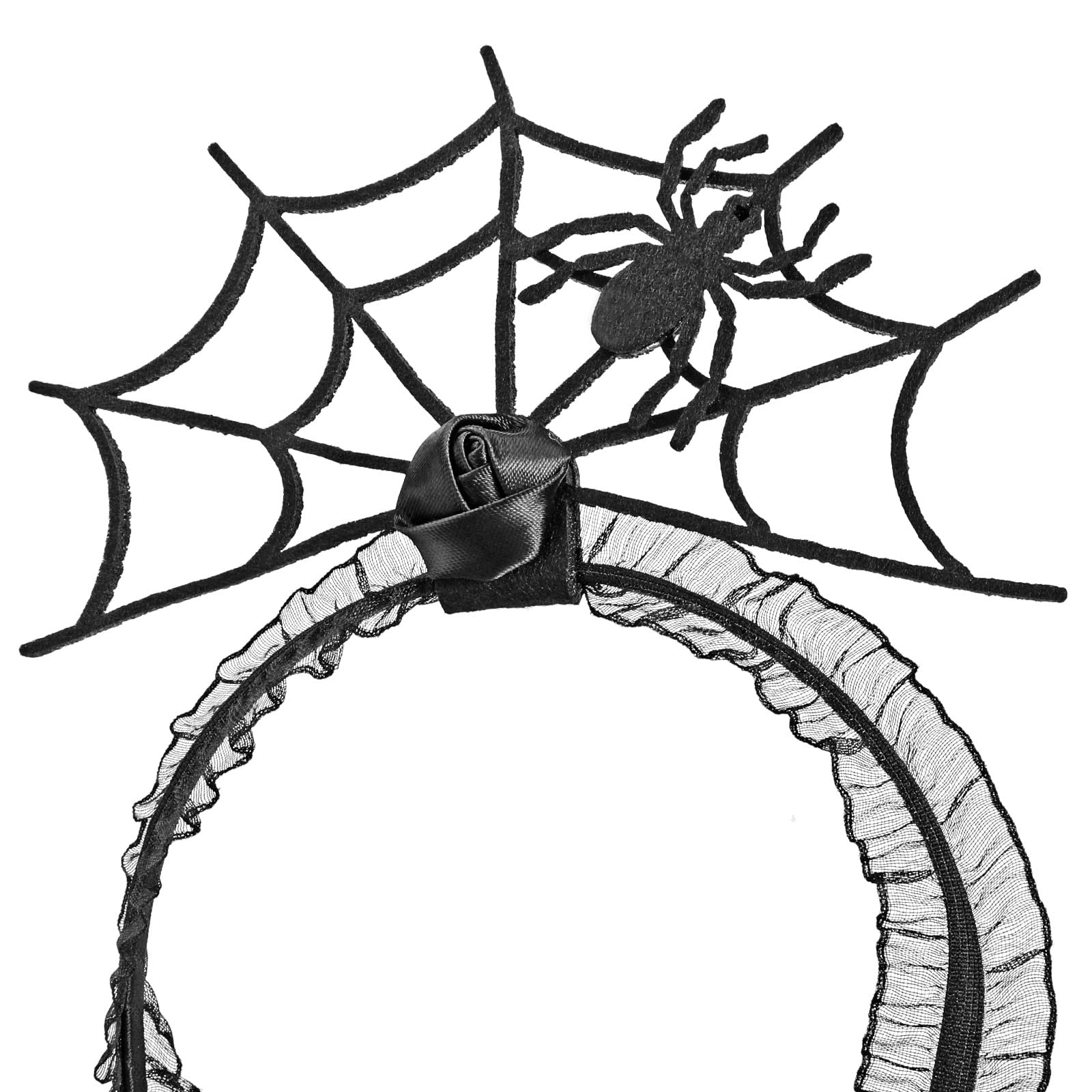 howaf-temporary-tattoos-spinnen-a-kost-mset-haarreif-halloween image 4