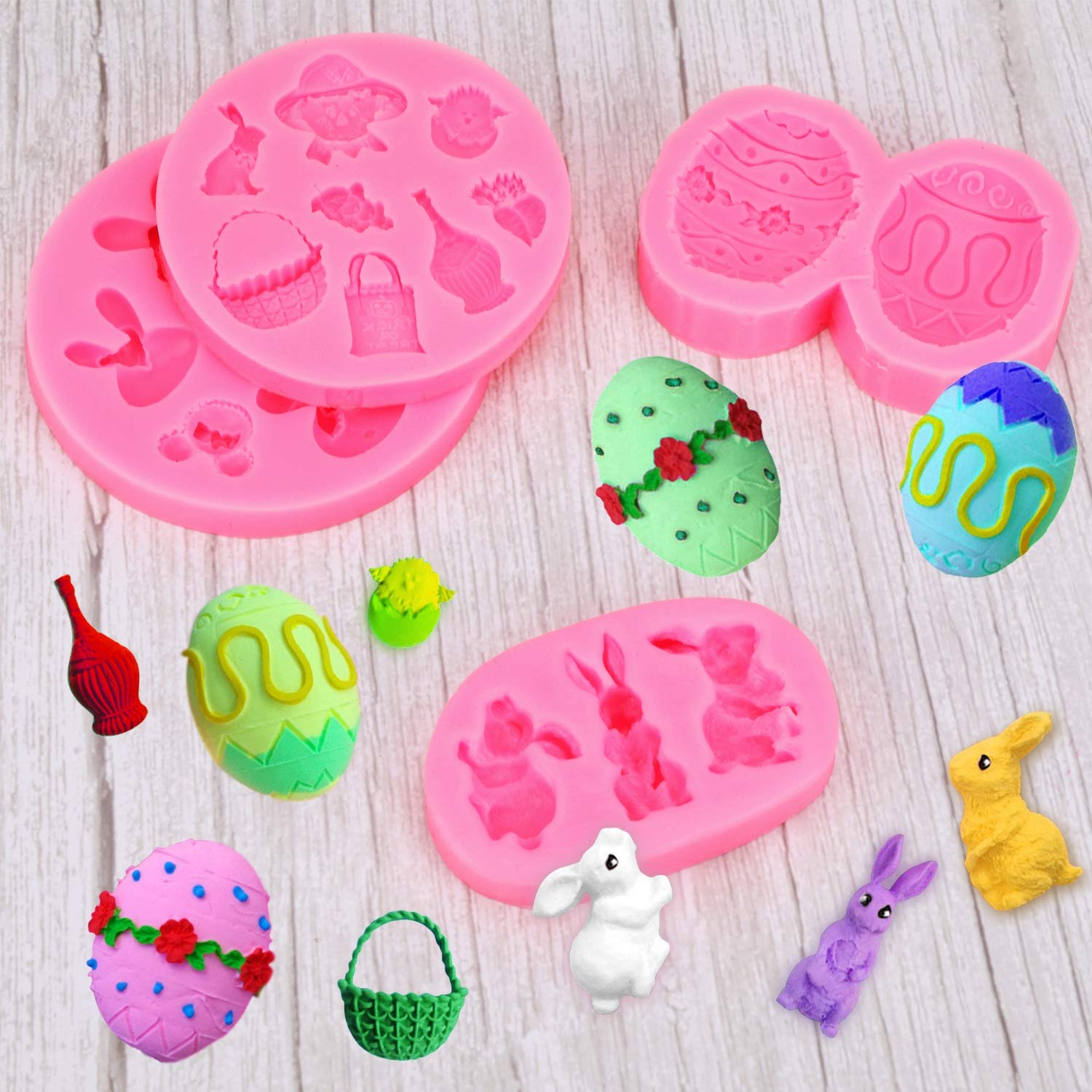 howaf-ostern-silikonform-set-4tlg-hase-ei-k-ken-f-r-fondant image 5