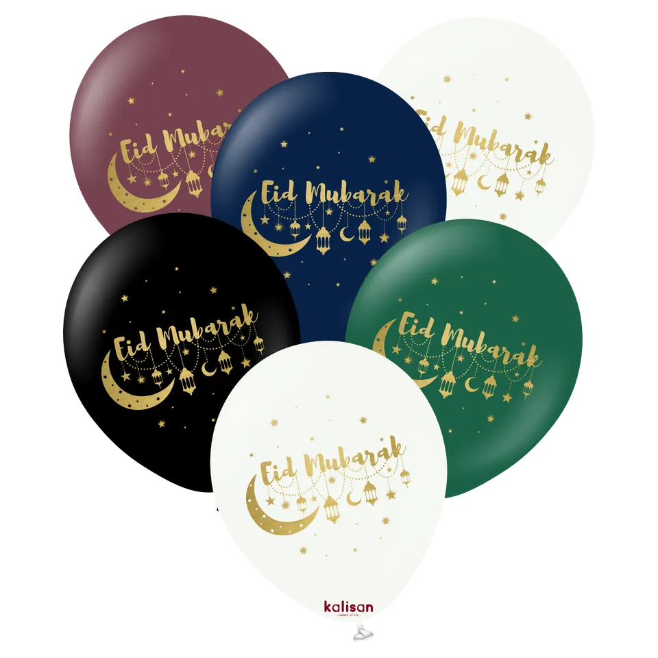 kalisan-eid-m-barak-luftballon-gold-12-zoll-25-st-ck image 1