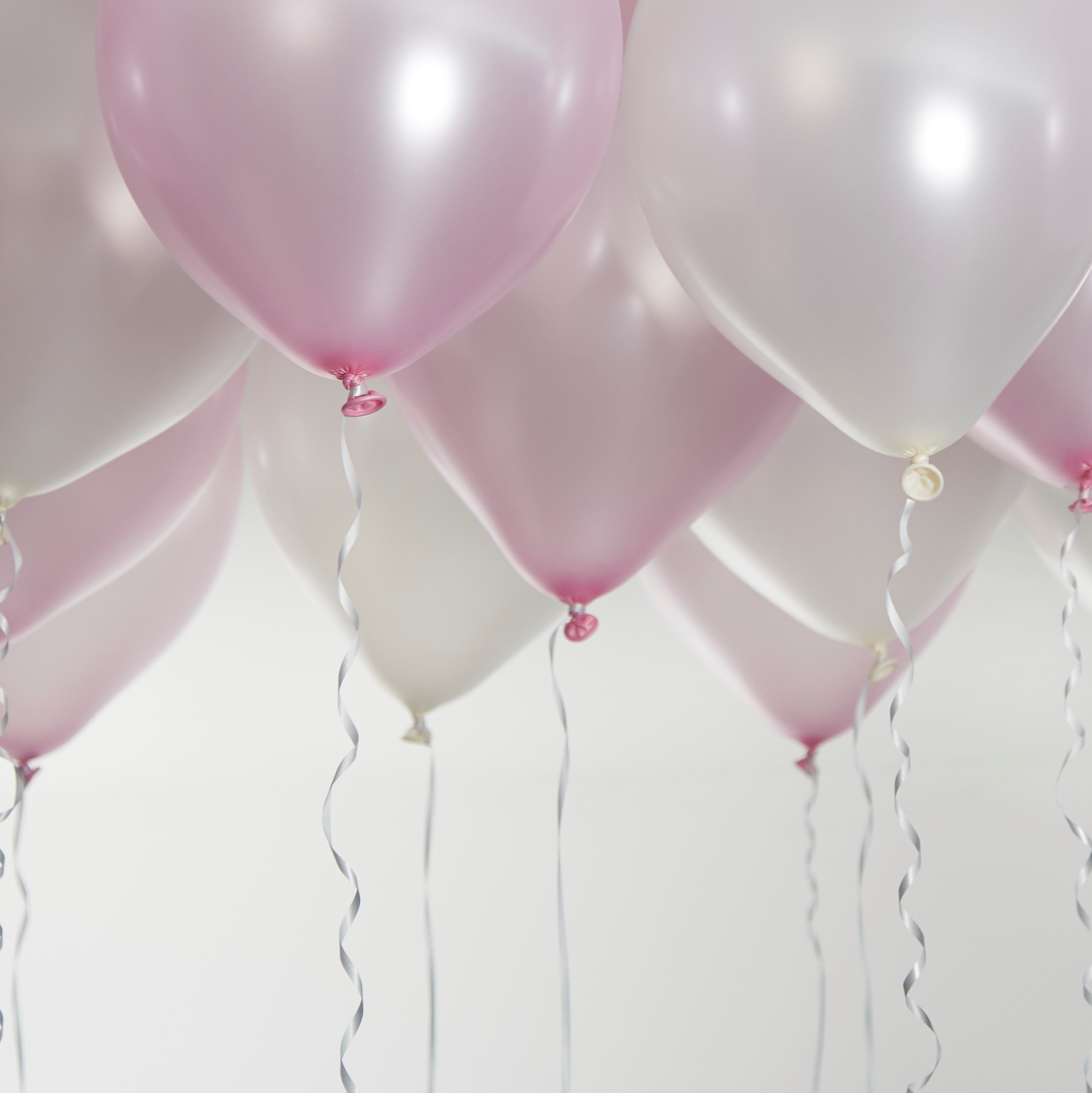 green-paw-metallic-balloons-luftballons-rosa-wei-50-st-ck-mix image 2