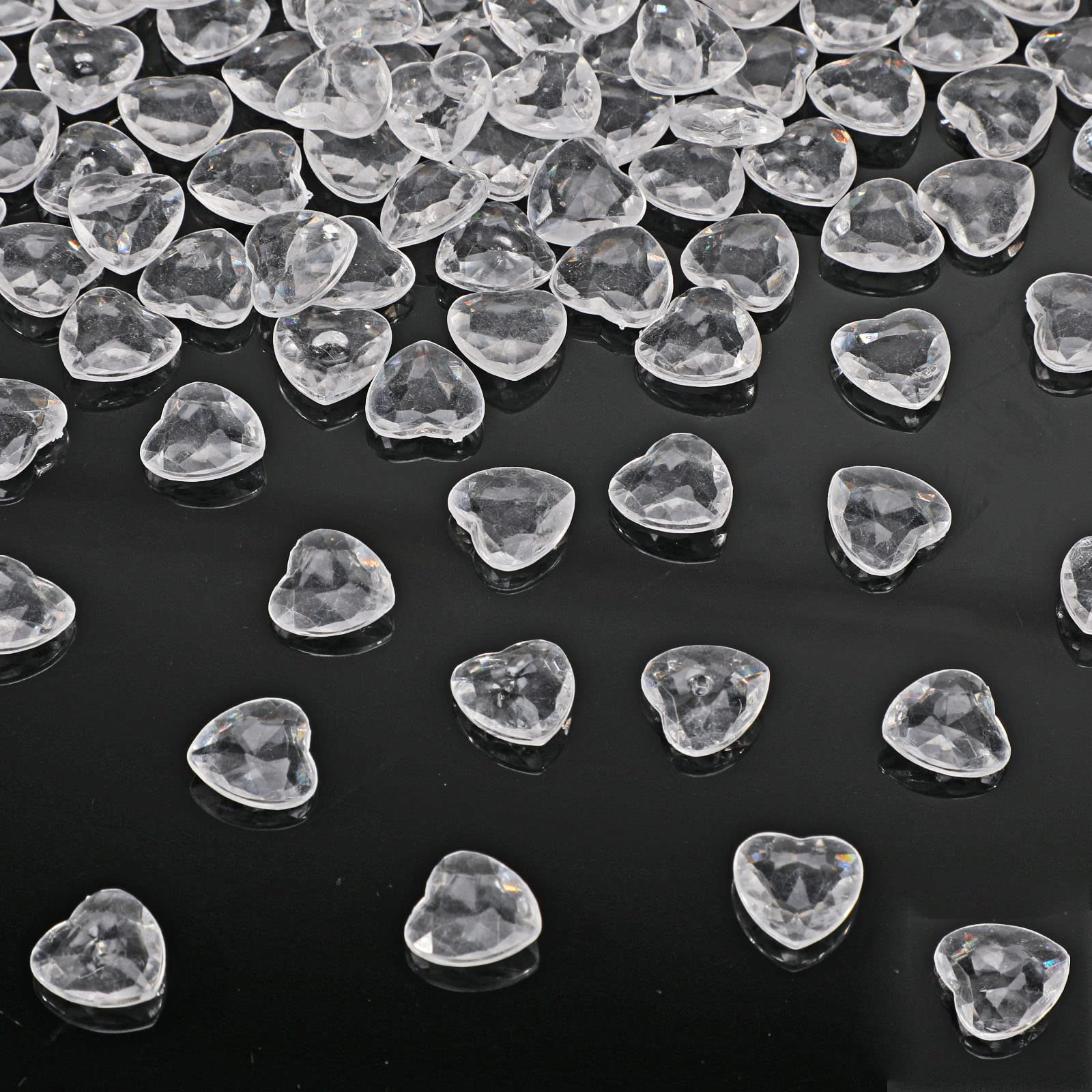 howaf-table-decorations-herz-streudeko-200-st-ck-acryl-diamant image 1