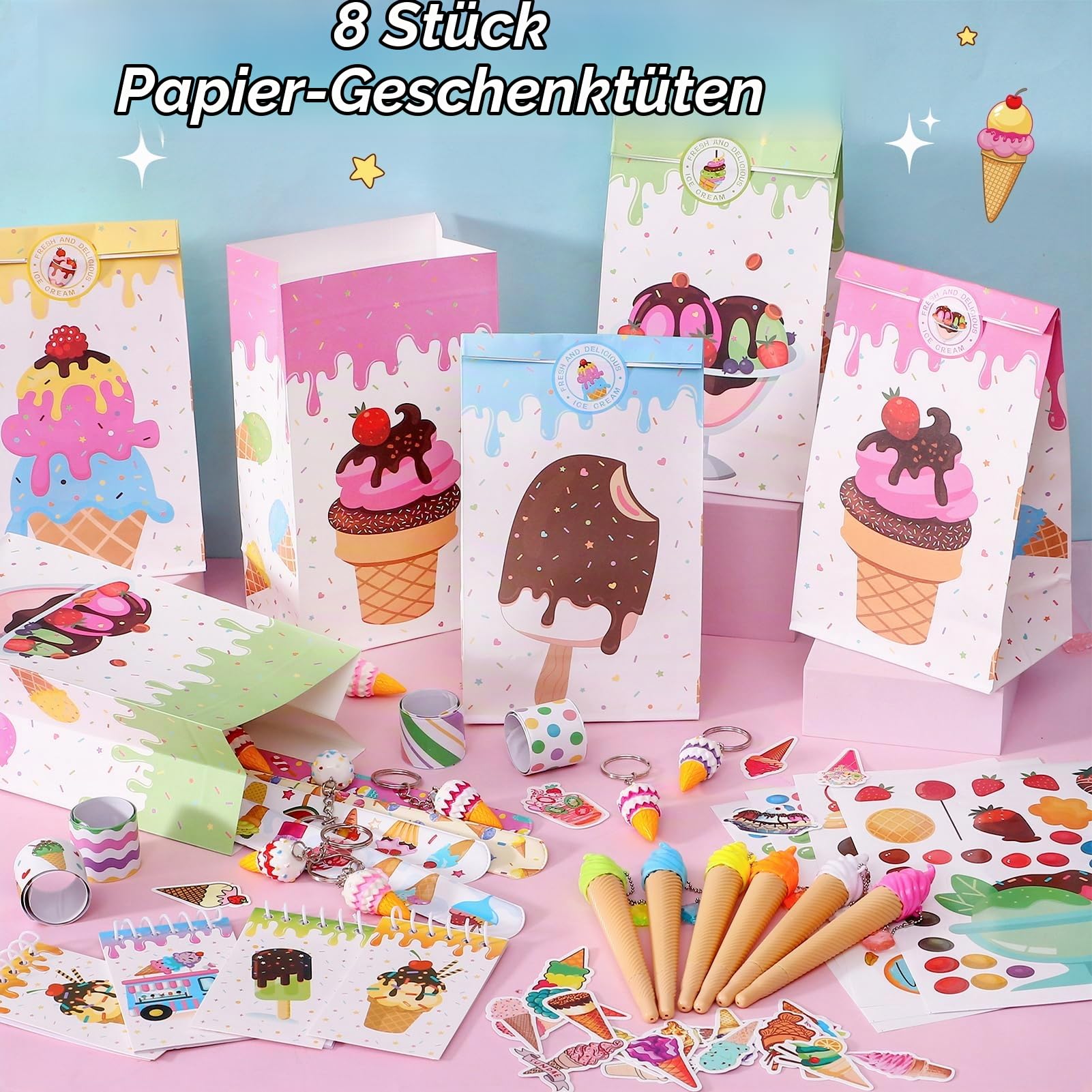tacobear-party-favors-eiscreme-mitgebsel-set-98tlg-m-dchen image 2