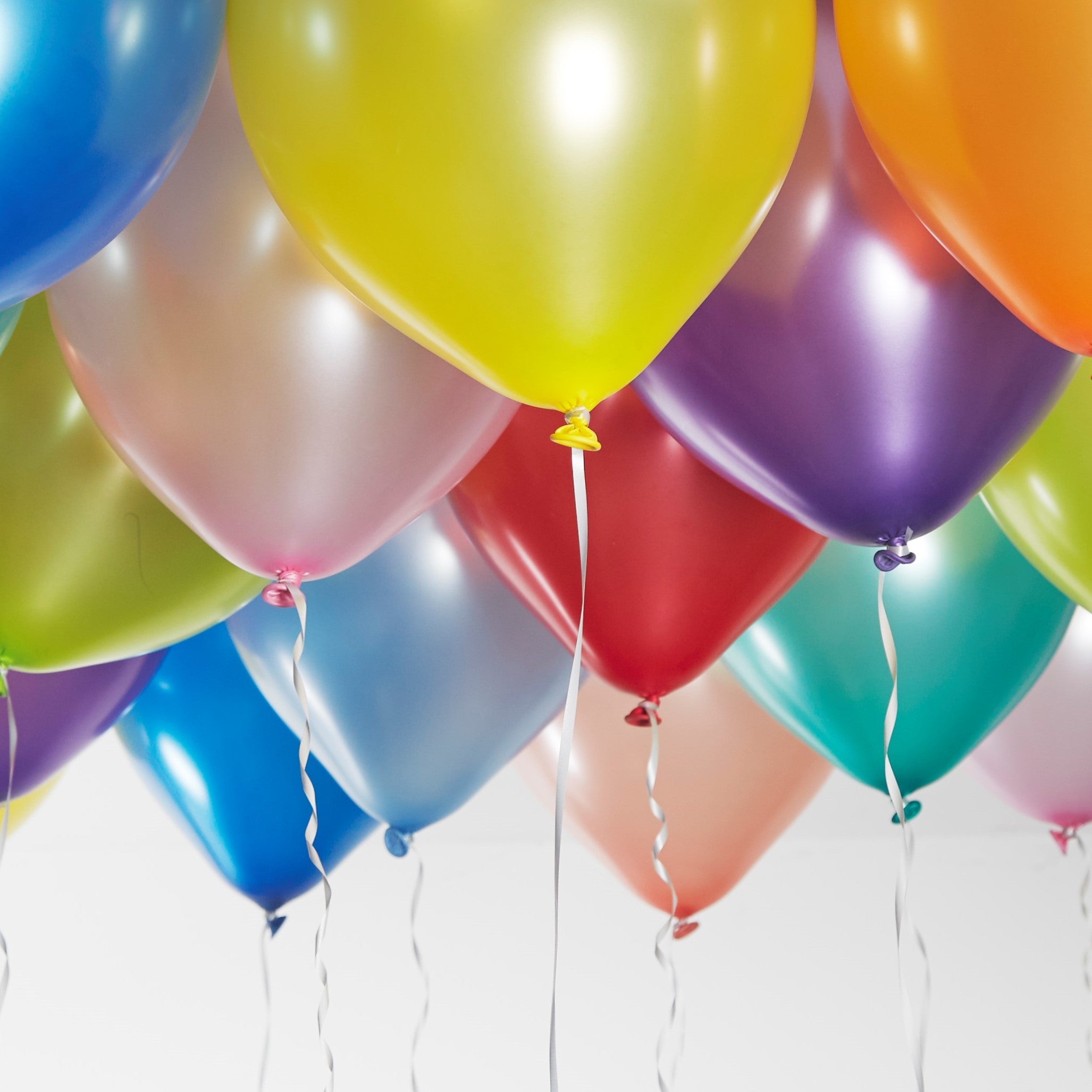 green-paw-metallic-balloons-luftballons-mix-25-st-ck-helium image 2