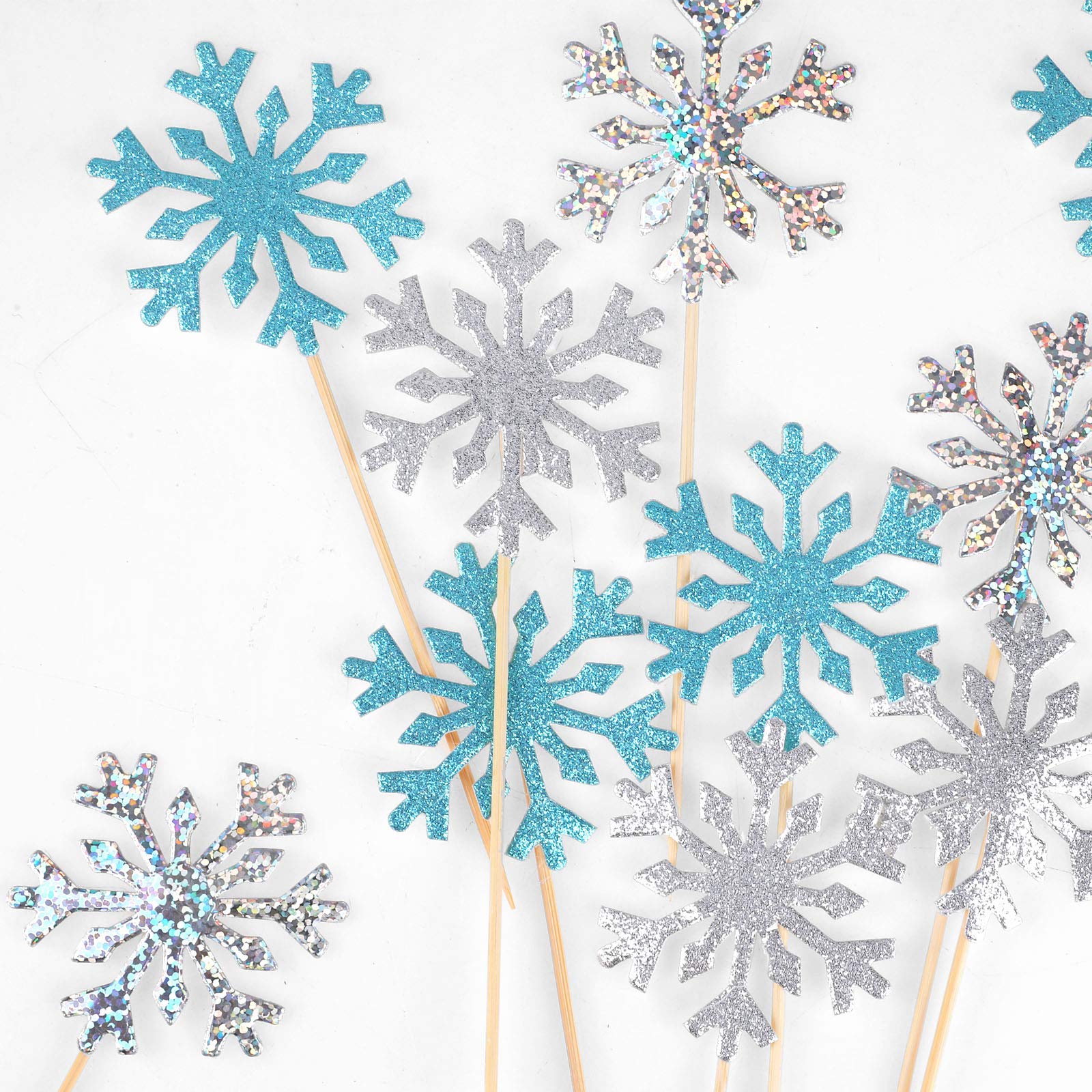 howaf-schneeflocken-tortendeko-frozen-topper-30-st-ck image 1