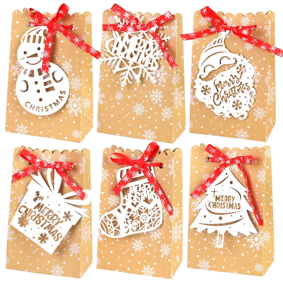 howaf-geschenkt-ten-weihnachten-kraftpapier-24-st-ck image 1