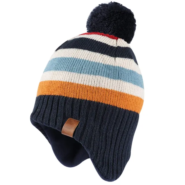 tacobear-kinder-winterm-tze-beanie-streifen-2-4-jahre image 1