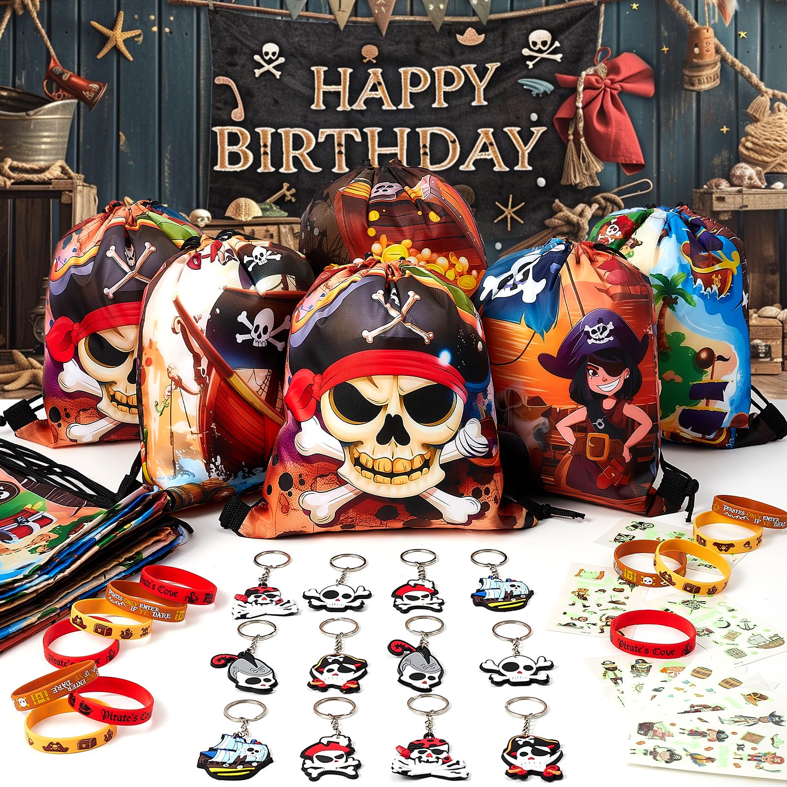 tacobear-party-favors-piraten-mitgebsel-48tlg-12-kinder-set image 2