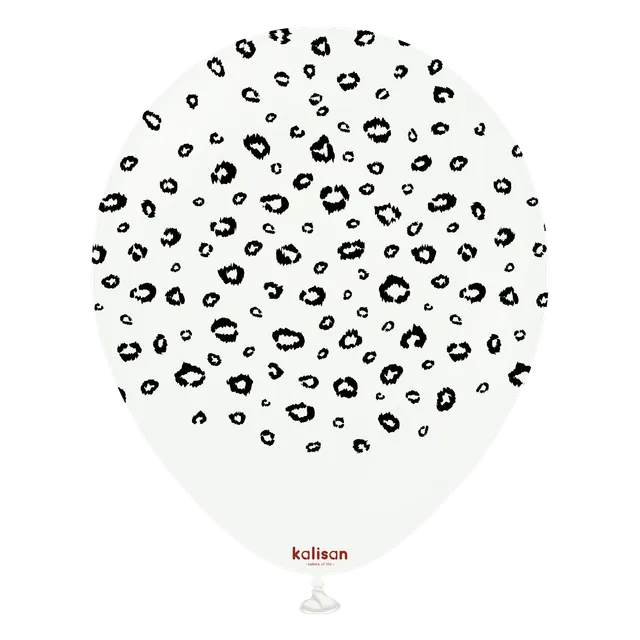 kalisan-safari-theme-leopard-white-luftballons-25-st-ck-wei image 1