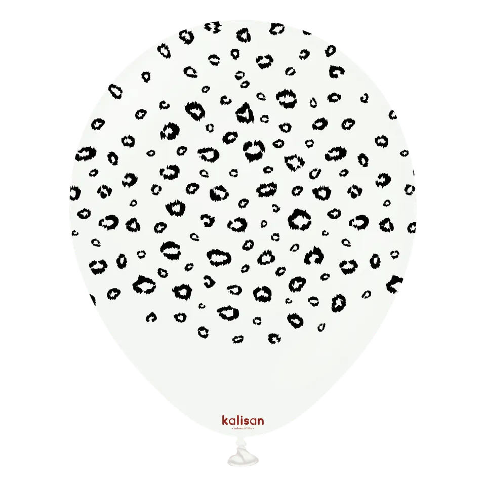 kalisan-safari-theme-leopard-white-luftballons-25-st-ck-wei image 1
