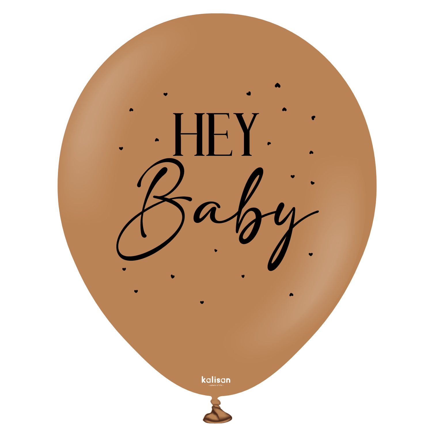 kalisan-gender-reveal-hey-baby-luftballon-18-2-stk-braun image 1