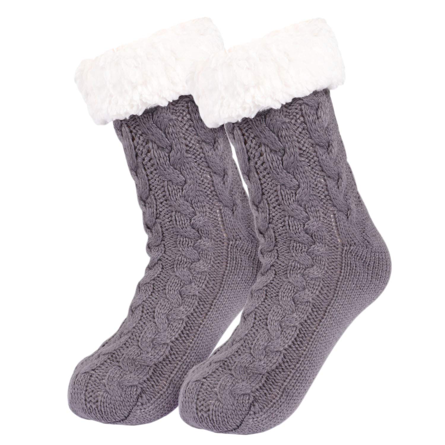 tacobear-kuschelsocken-damen-2-paar-abs-wintersocken-innenfell image 2