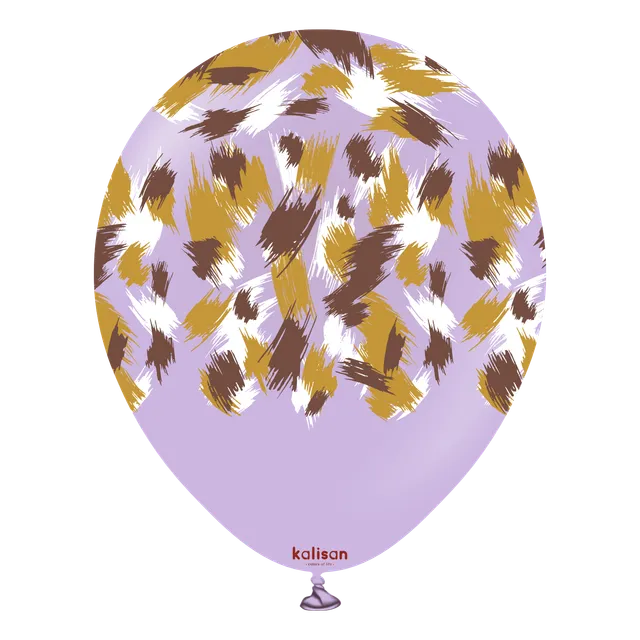 kalisan-safari-theme-savanna-lilac-luftballons-25-st-ck-lila image 1
