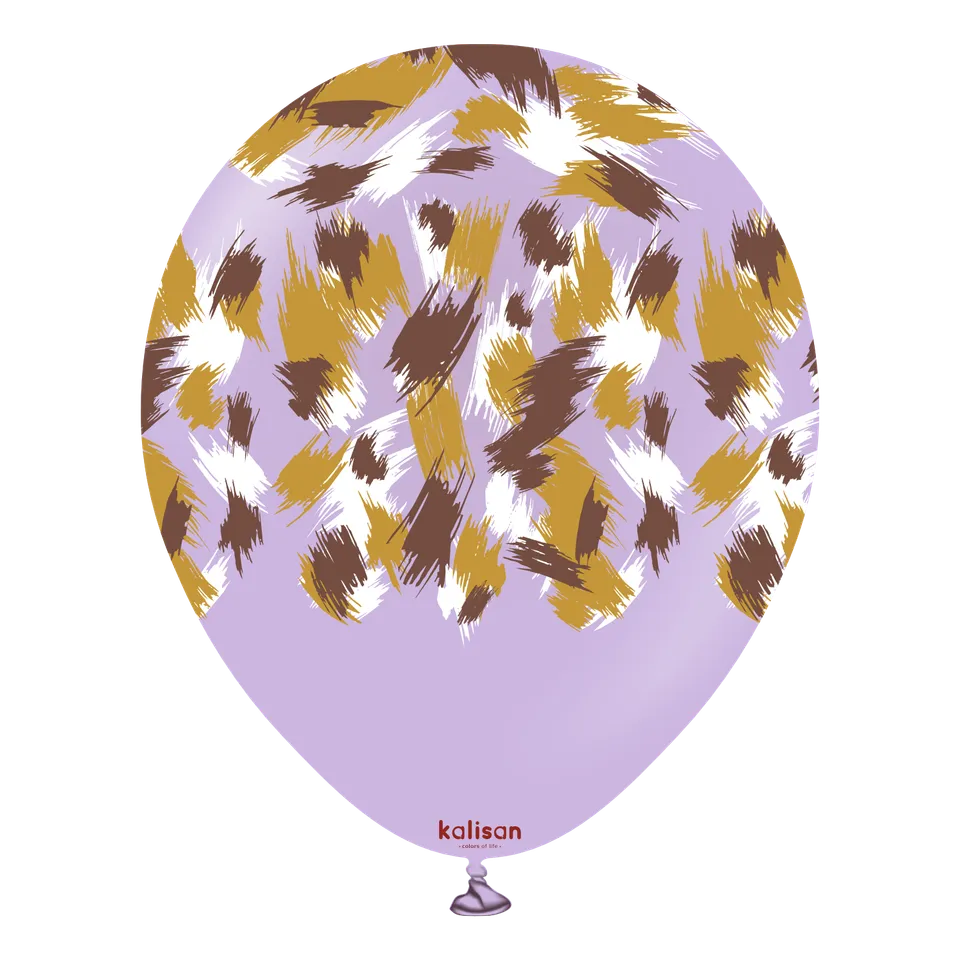 kalisan-safari-theme-savanna-lilac-luftballons-25-st-ck-lila image 1
