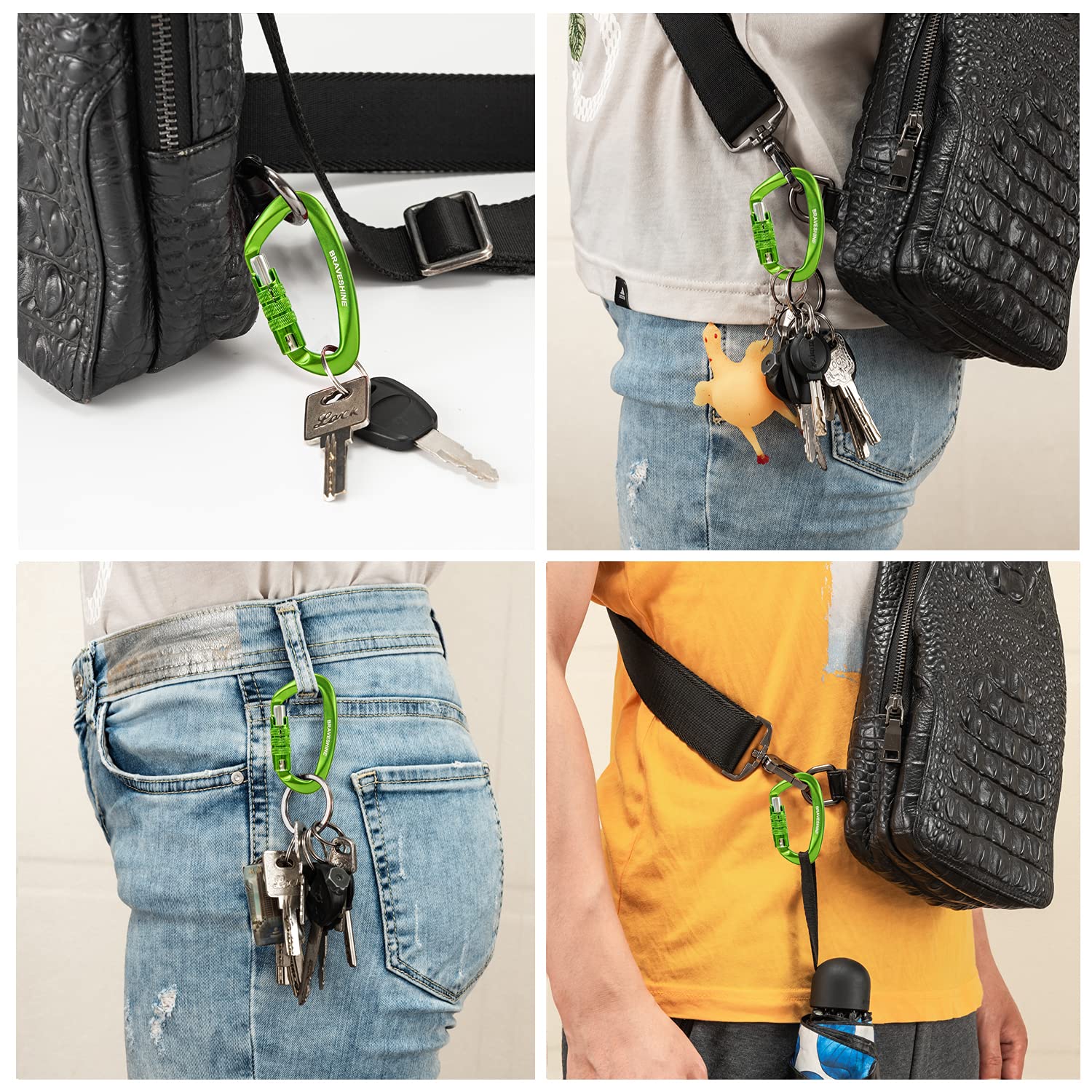 braveshine-carabiner-keychain-karabiner-80mm-12kn-gr-n image 8