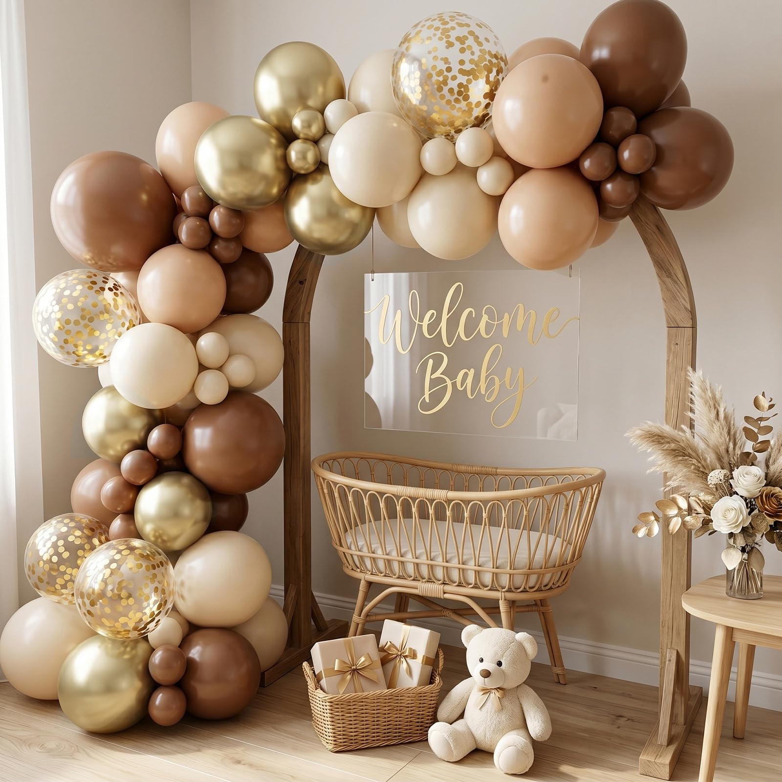 qifu-luftballons-braun-gold-36-st-ck-12-zoll-mit-konfetti image 5