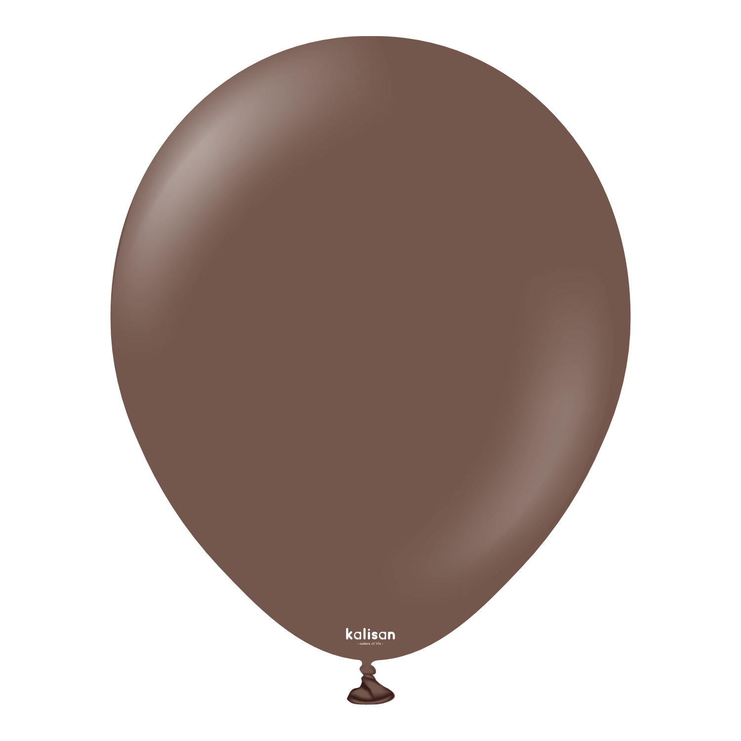 kalisan-standard-chocolate-brown-luftballons-25-stk image 1