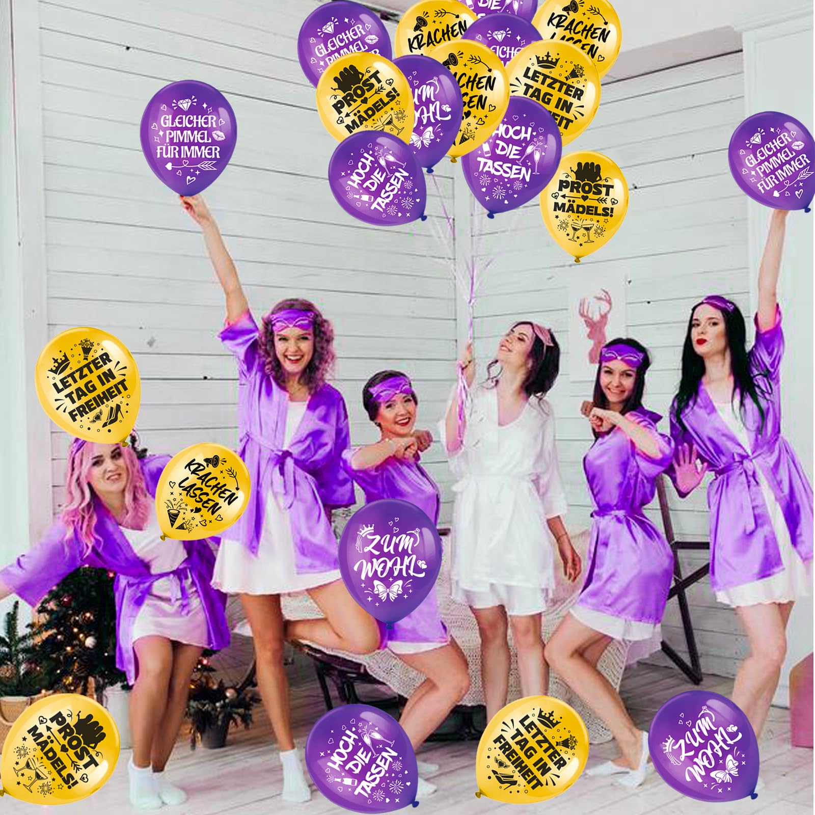 howaf-jga-deko-frauen-set-banner-18-ballons-lila-gold image 7