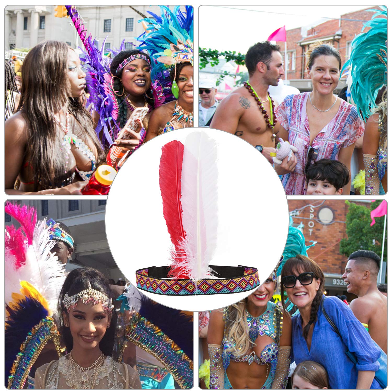 howaf-indianer-kopfschmuck-federn-stirnband-3er-pack image 6
