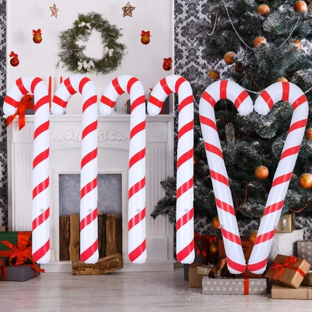 howaf-zuckerstangen-aufblasbar-6-stk-88-cm-rot-wei image 1