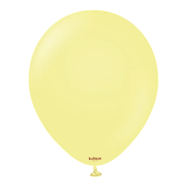 kalisan-macaron-yellow-luftballons-12-zoll-25-st-ck-pastellgelb image 1