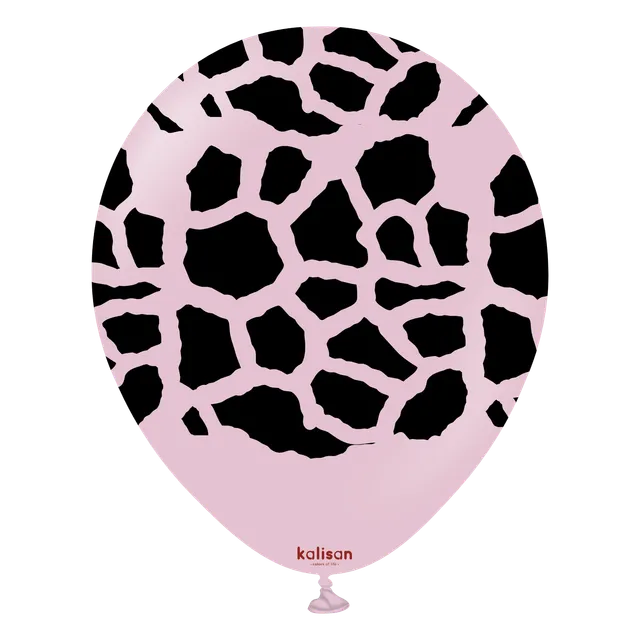 kalisan-safari-theme-giraffe-dusty-rose-luftballons-25-st-ck image 1
