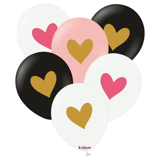kalisan-valentine-s-hearts-ballons-12-zoll-25-st-ck-rosa image 1