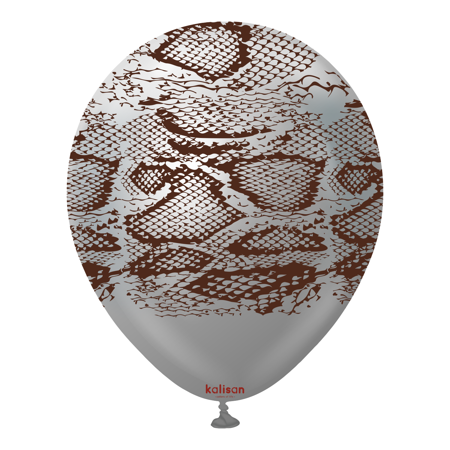 kalisan-safari-snake-mirror-silver-luftballons-12-25-st-ck image 1