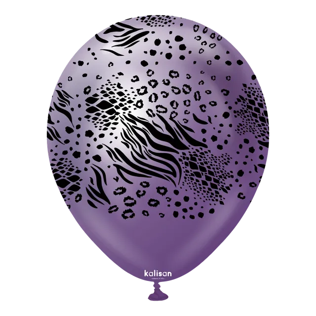 kalisan-safari-theme-mutant-mirror-violet-luftballons-lila-25-st-ck image 1