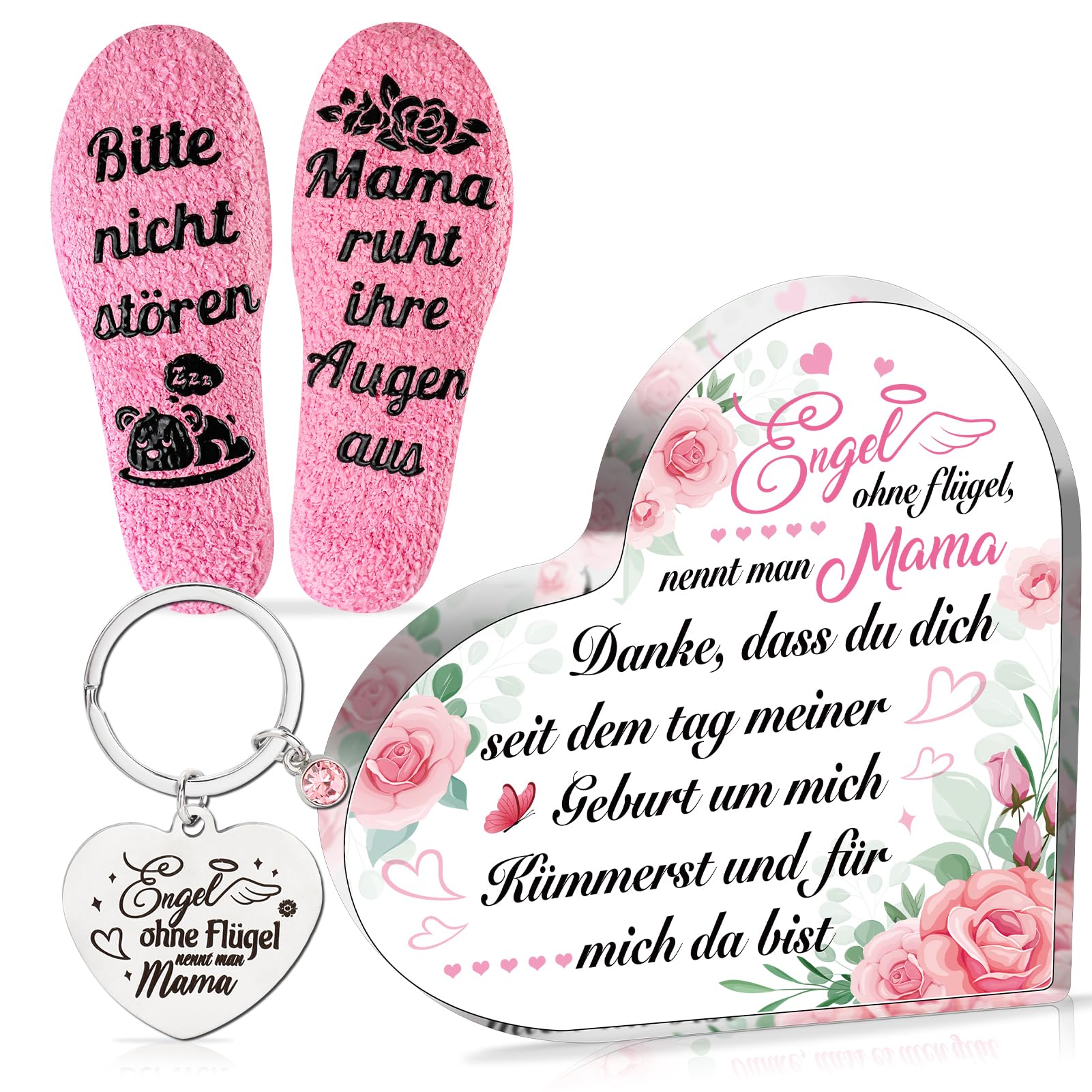 howaf-beste-freundin-geschenk-herz-acryl-schl-sselanh-nger-set image 8