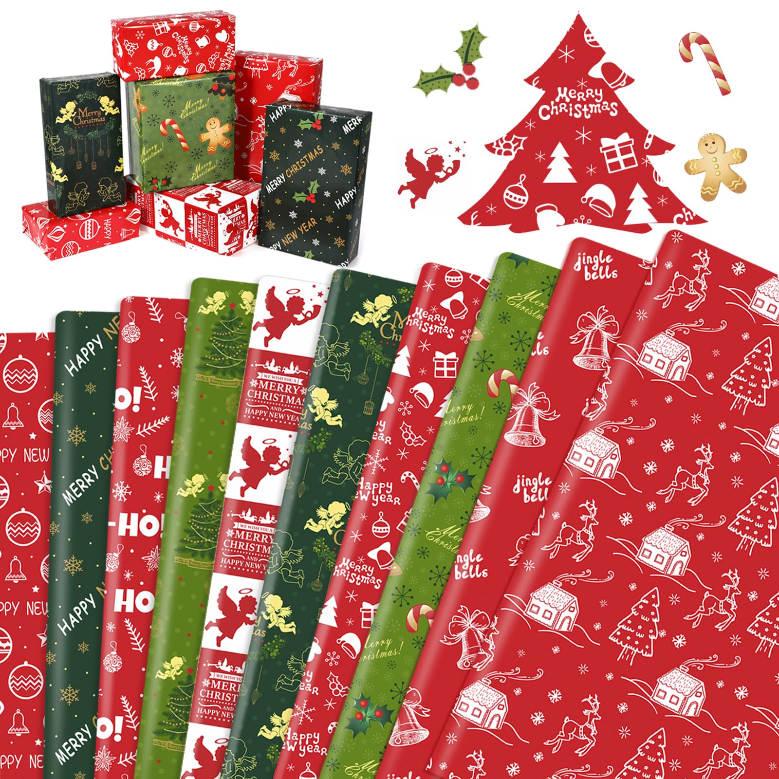 howaf-geschenkpapier-weihnachten-12-blatt-70x50cm-stile-a image 7