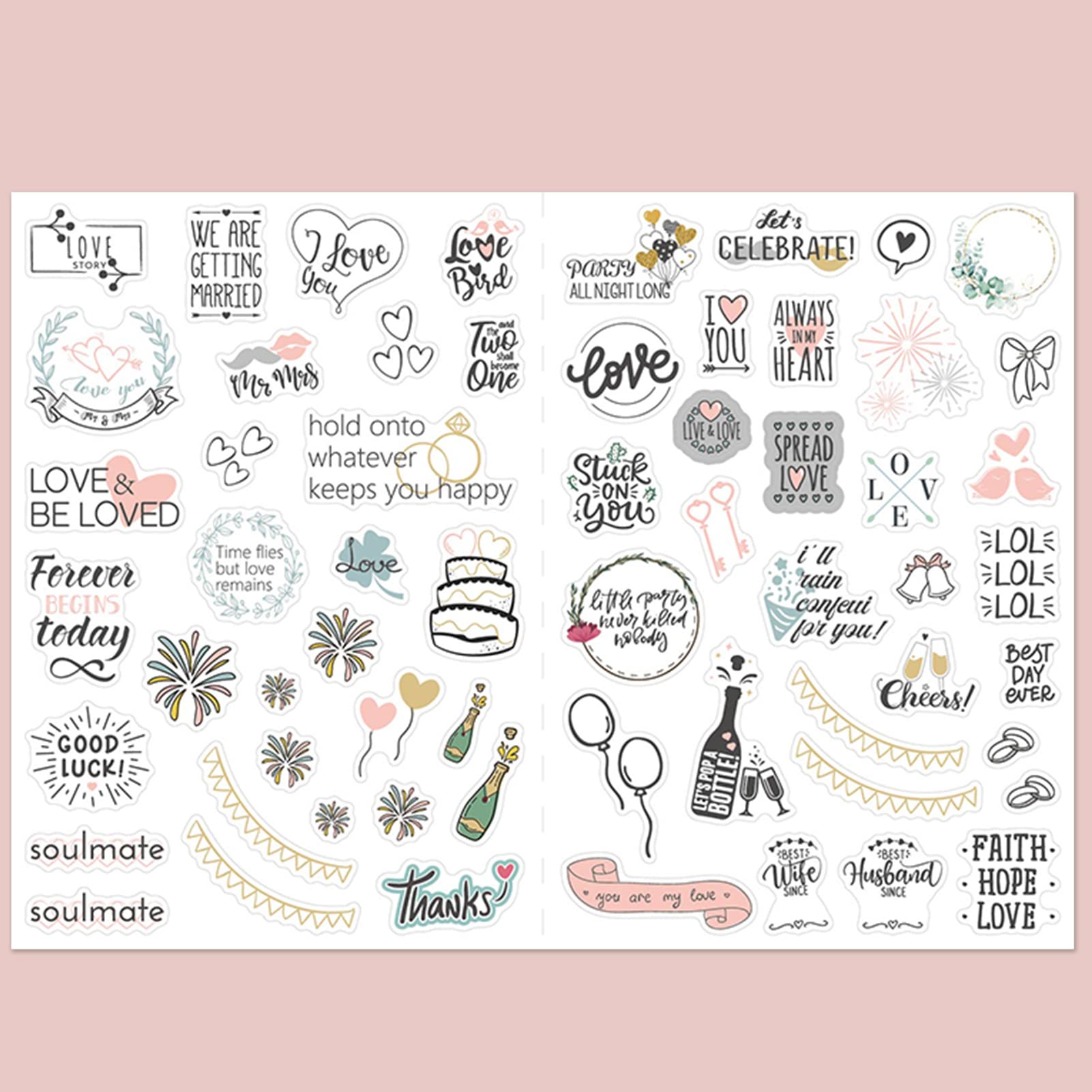 howaf-hochzeit-sticker-g-stebuch-vintage-aufkleber-4-b-gen image 3