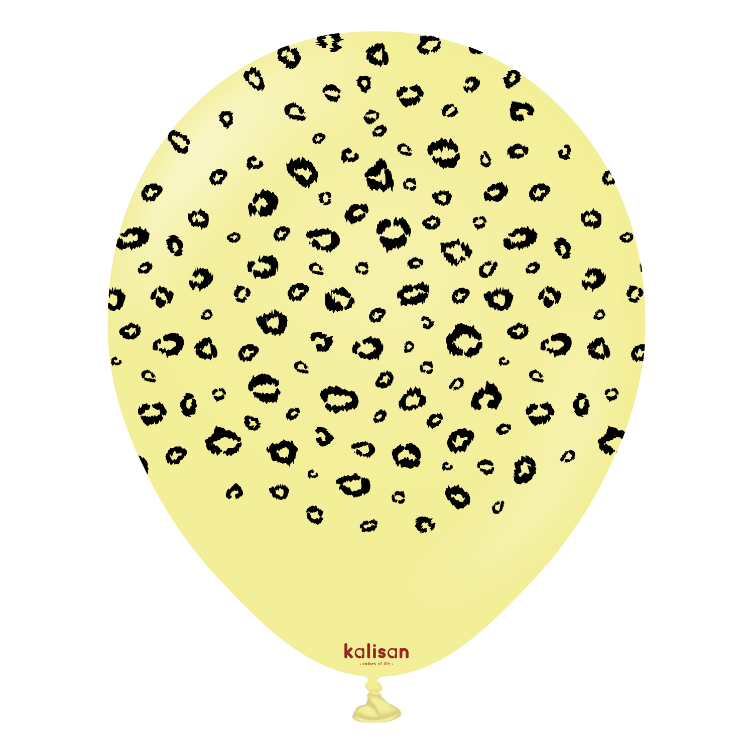 kalisan-leopard-macaron-yellow-luftballon-12-25-stk image 1