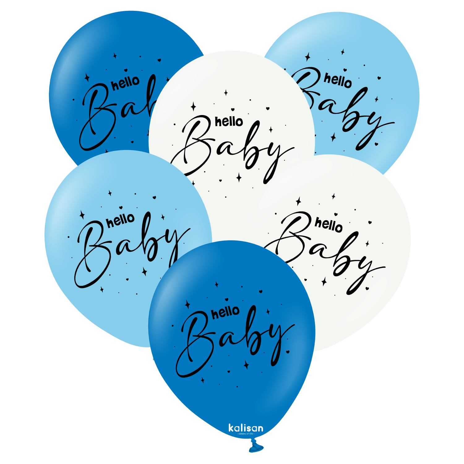 kalisan-baby-shower-hello-baby-luftballons-blau-25-st-ck image 1