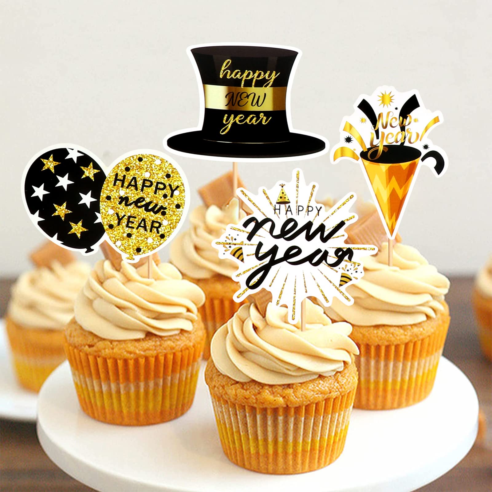 howaf-silvester-deko-2027-cupcake-topper-20-st-ck-neujahr image 5