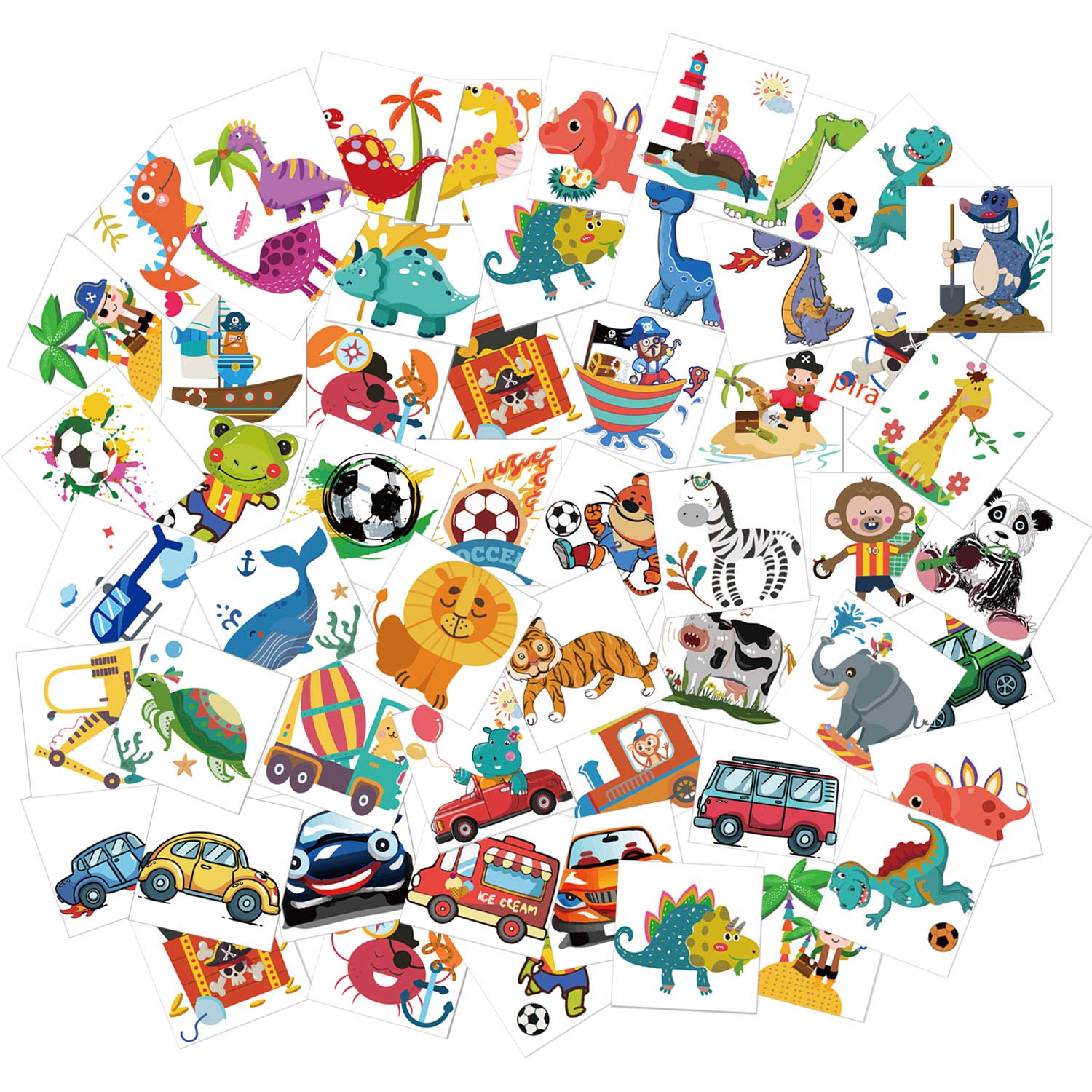 howaf-temporary-tattoos-kindertattoos-96er-set-mehrfarbig-piraten image 5