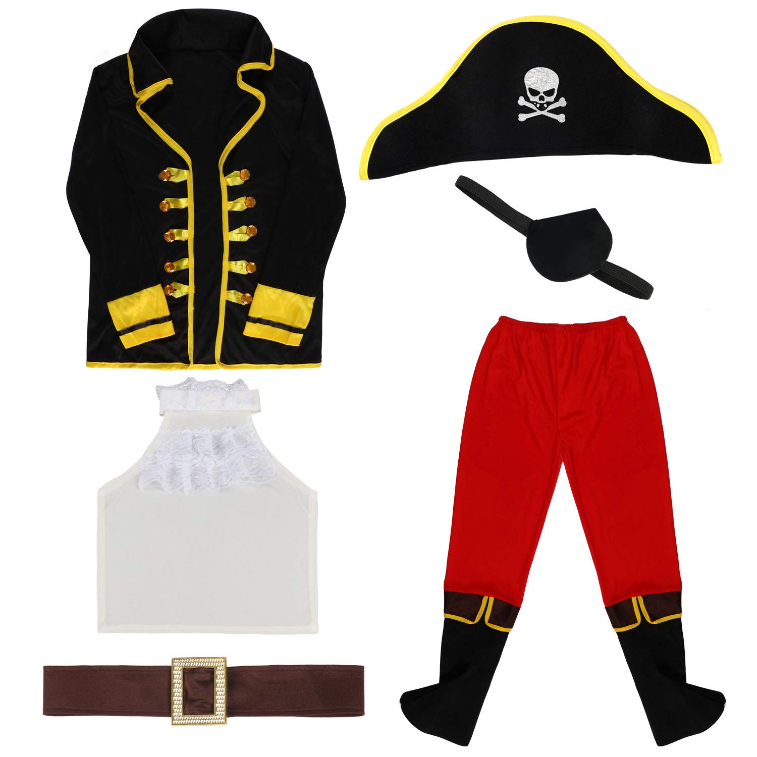 tacobear-costume-piratenkost-m-kinder-jungen-set-mit-zubeh-r image 2