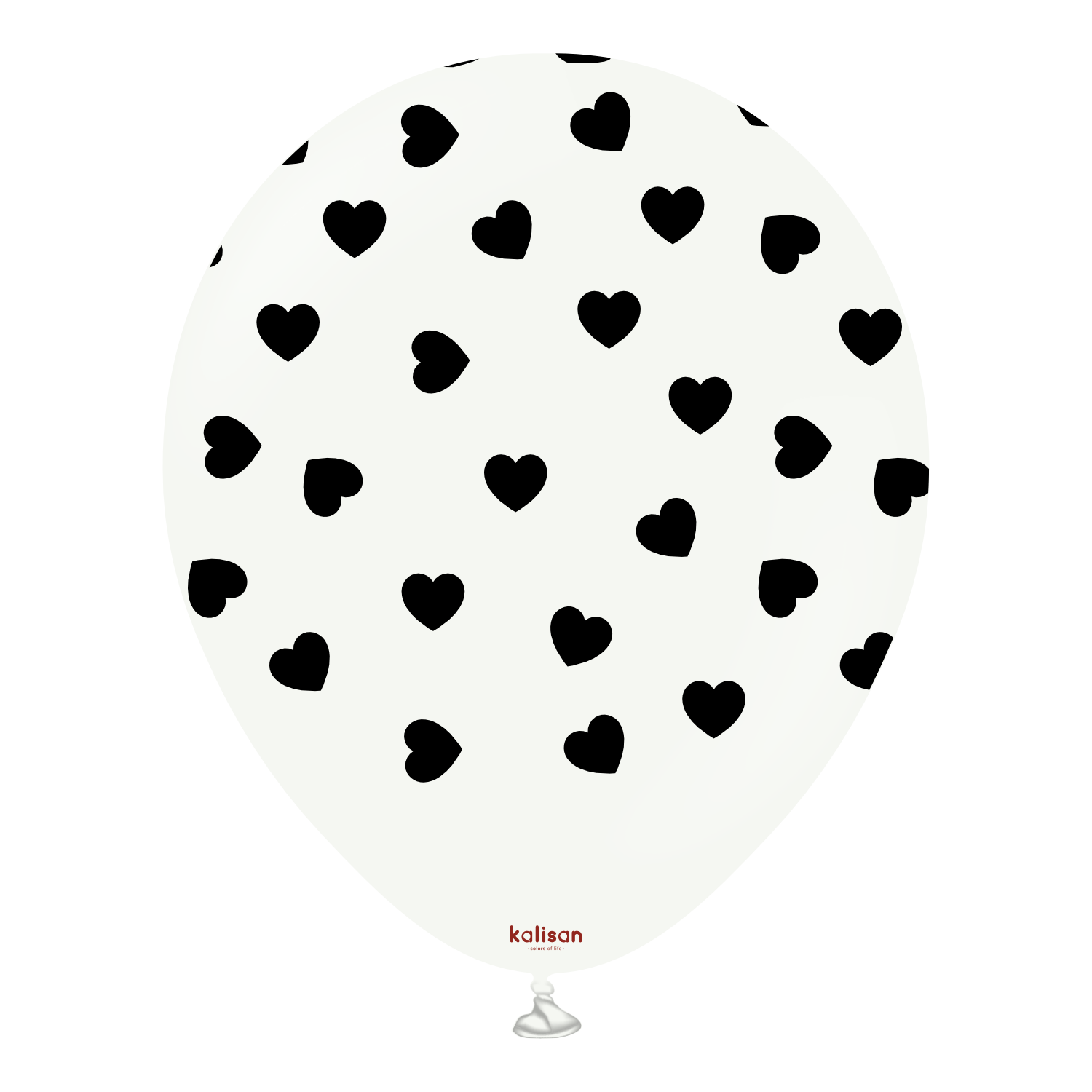 kalisan-party-theme-pattern-collection-luftballons-schwarz-wei-25-st-ck image 2