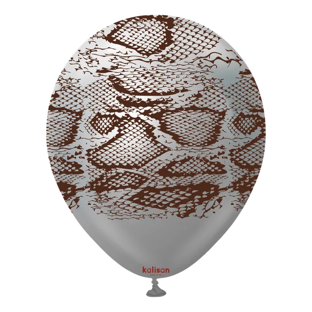 kalisan-safari-snake-mirror-silver-luftballons-12-25-st-ck image 1