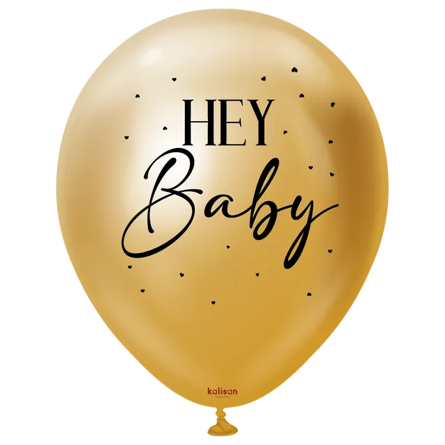kalisan-gender-reveal-hey-baby-luftballons-mirror-gold-18-2-st-ck image 1