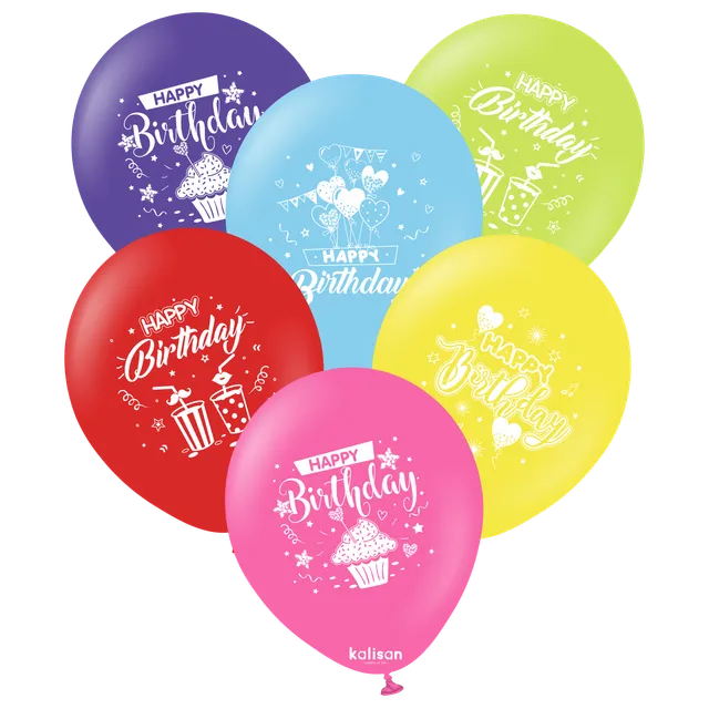 kalisan-birthday-theme-happy-birthday-luftballons-12-zoll-25-st-ck image 1