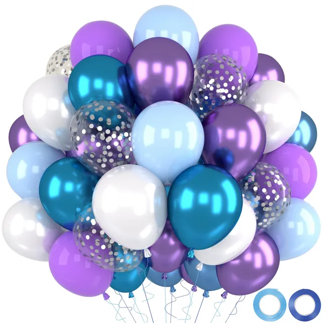 qifu-luftballons-blau-lila-wei-52-st-ck-12-zoll-konfetti image 1
