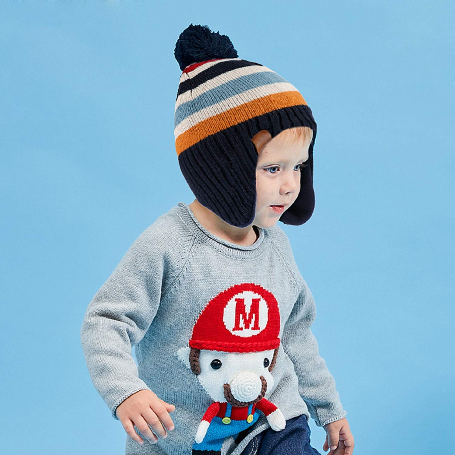 tacobear-kinder-winterm-tze-beanie-streifen-2-4-jahre image 6