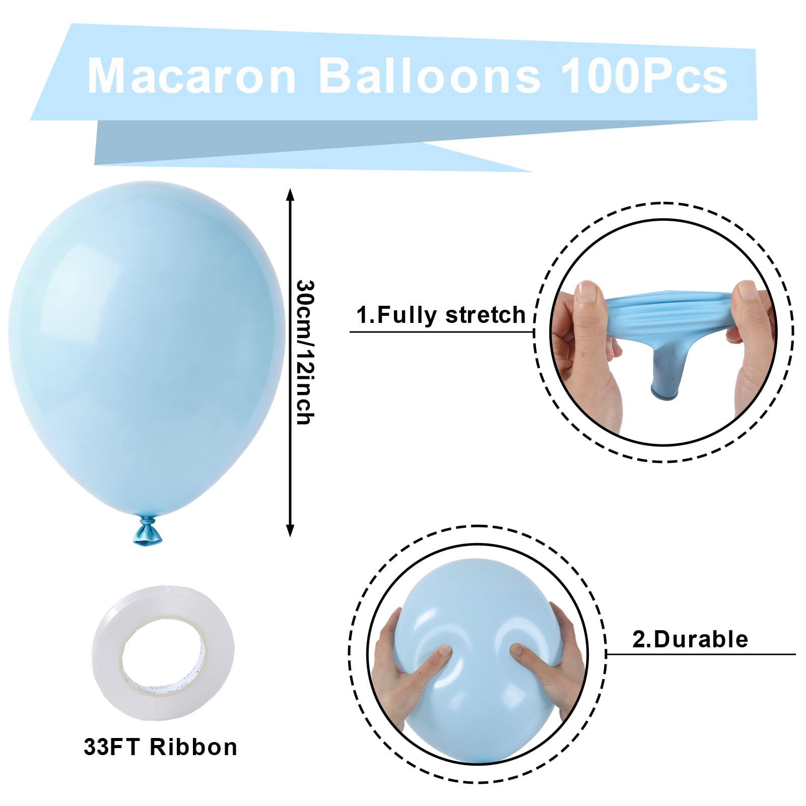 qifu-luftballons-pastell-macaron-100-st-ck-12-zoll-bunt image 3