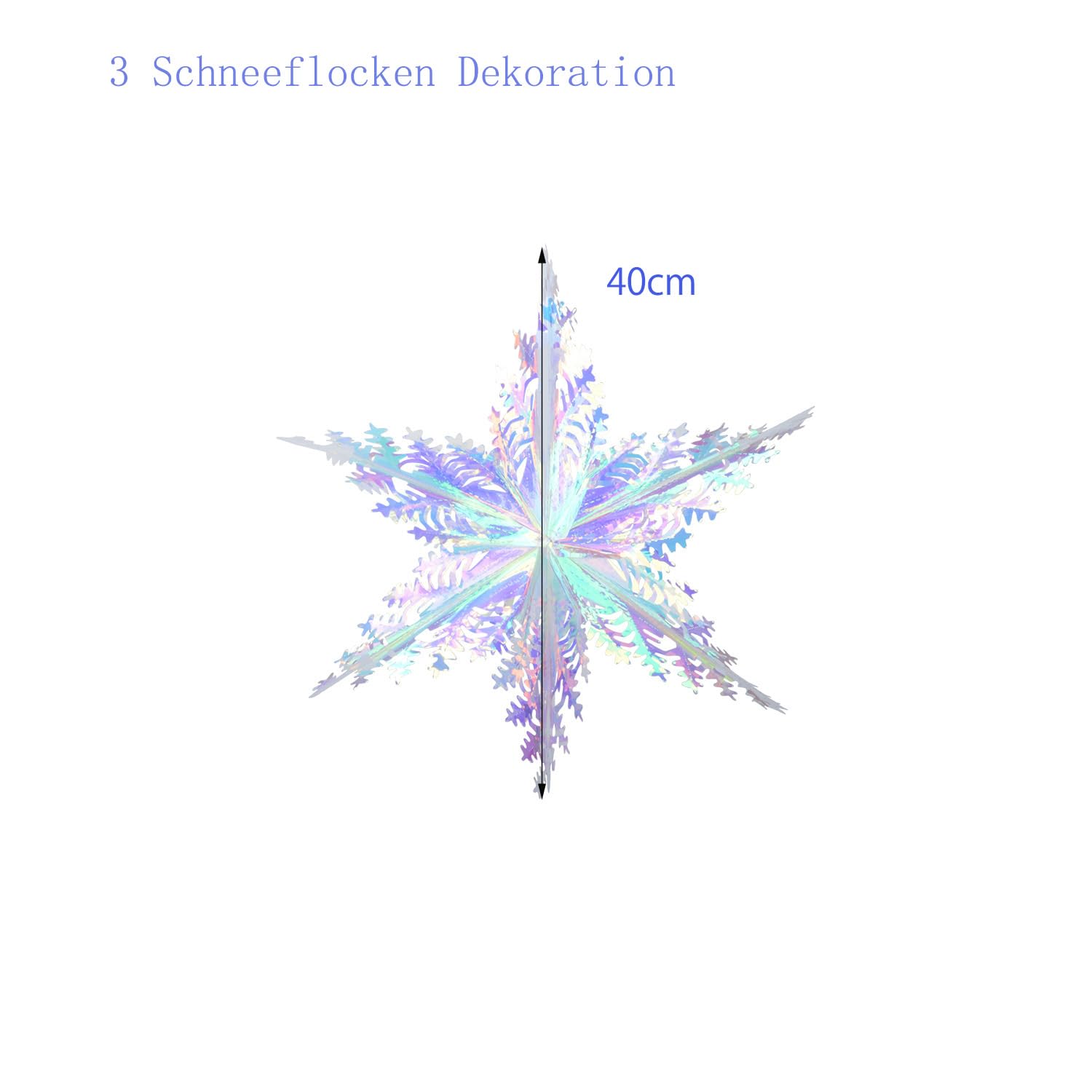 braveshine-party-decorations-schneeflocke-holografisch-40cm-3-st-ck image 6