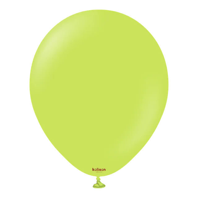 kalisan-standard-lime-green-luftballons-12-zoll-25-st-uni image 1