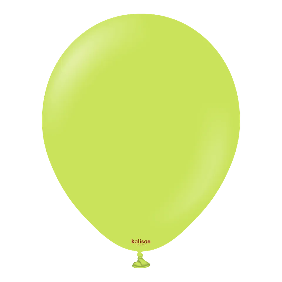 kalisan-standard-lime-green-luftballons-12-zoll-25-st-uni image 1